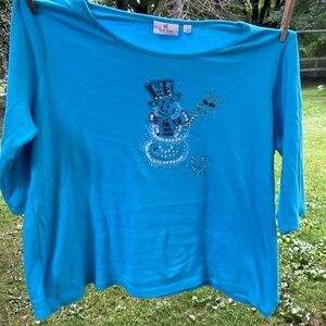 Quacker Factory Christmas shirt